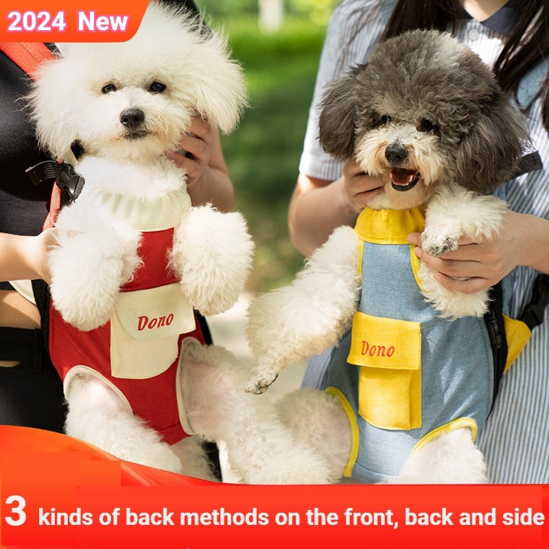 Puppy Kitten Travel Chest Sling Bag Pet Front Cat Dog Carrier Breathable Cute New Portable Backpack Cross Shoulder Strap - Majestic Pet Kingdom