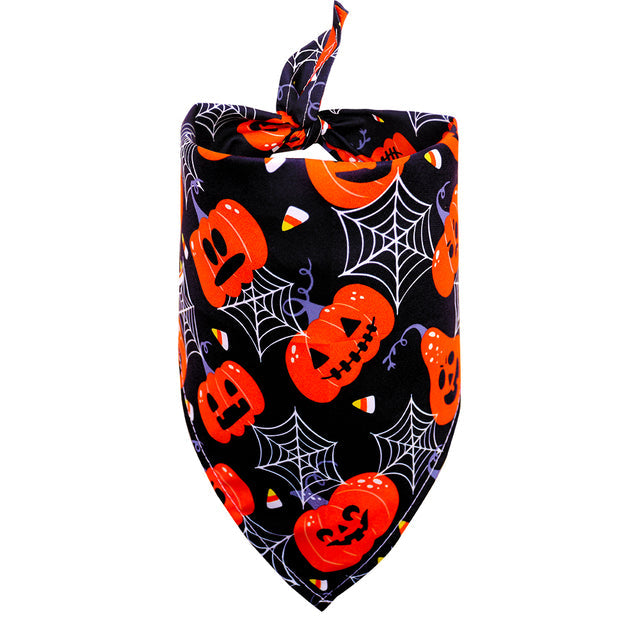 Festive Halloween Dog Bandanas & Bandana