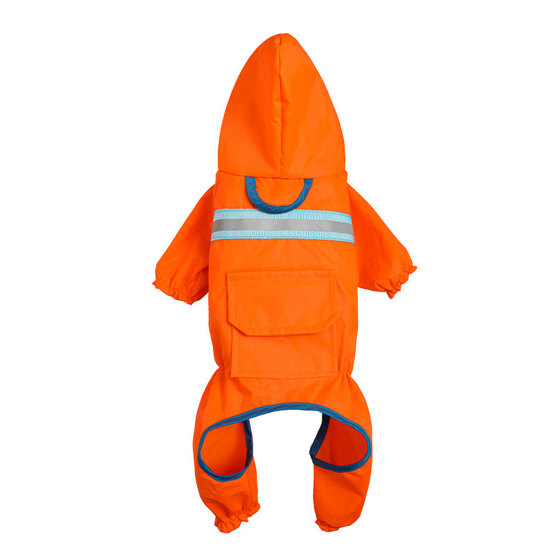 Pet Reflective Raincoat Pet Clothes Pet - Majestic Pet Kingdom