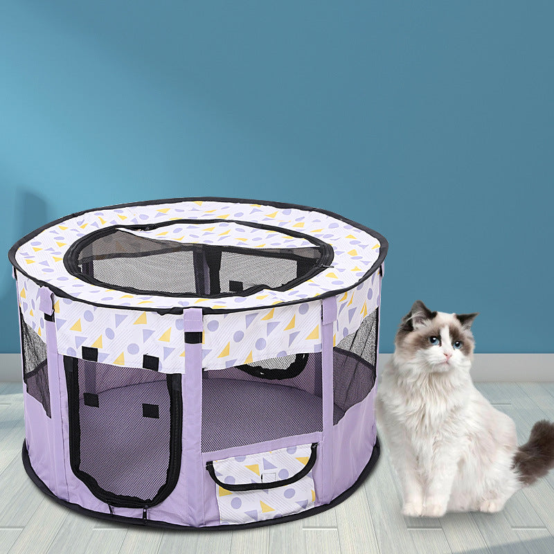 Foldable Enclosed Indoor Tent Bed for Dogs & Cats - Majestic Pet Kingdom