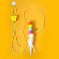 Cat Toys For Indoor Cats Interactive Cat Toys For Indoor Cats 200cm Hanging Cat Toy Self-Excited Retractable Nylon Stress Relief Cat Catnip Swing