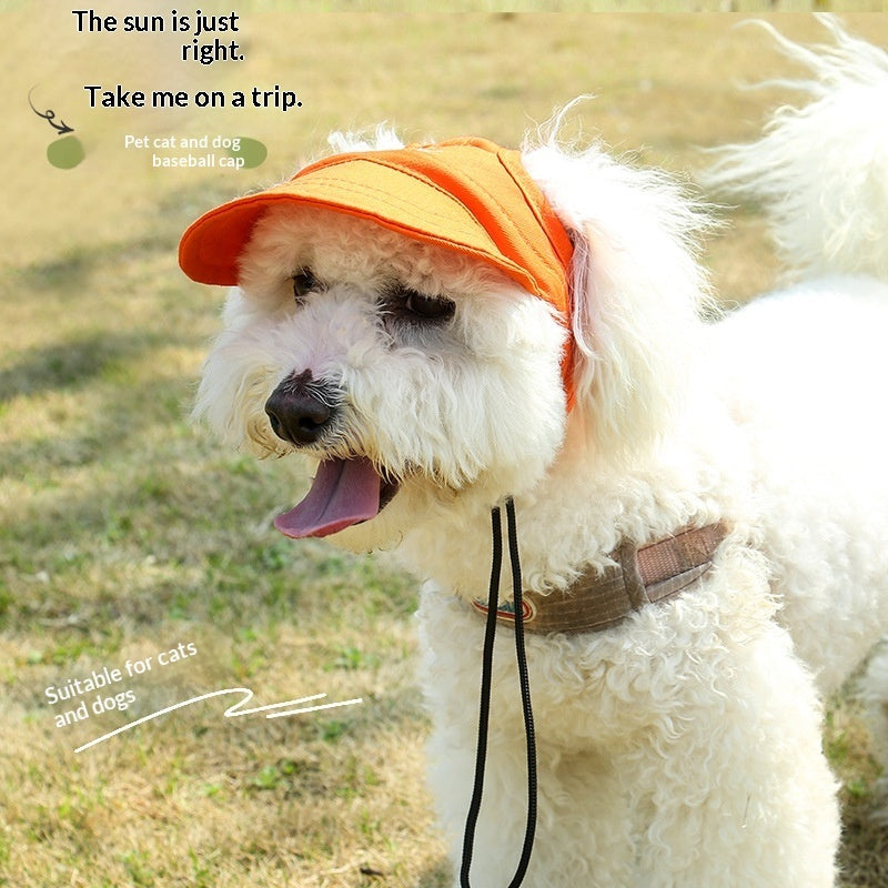 Cute Cartoon Sun Hat With UV Protection - Majestic Pet Kingdom