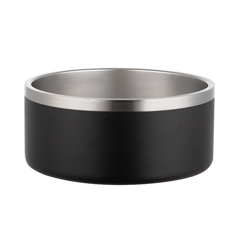 Stainless Steel Dog Bowl Inside And Outside 304 With Silica Gel Pad - Majestic Pet Kingdom