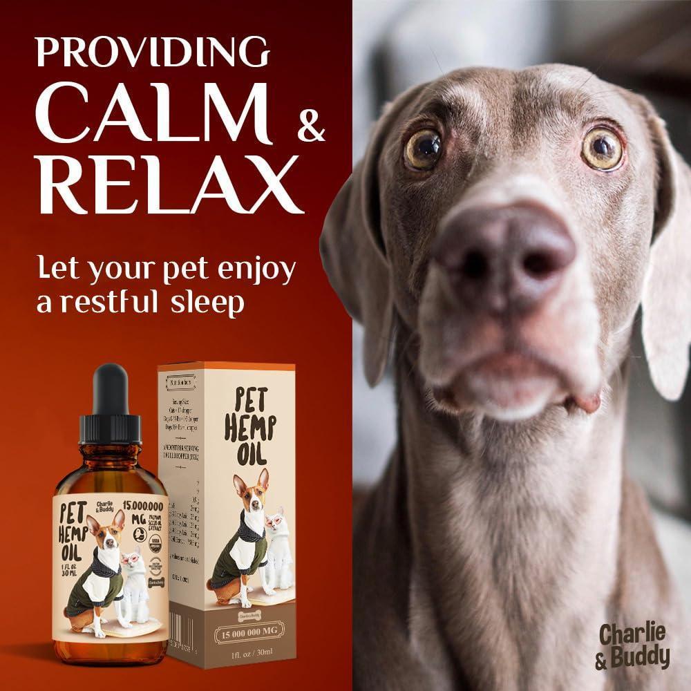 Hemp Oil for Dogs & Cats - Hip, Joint & Skin Support 2oz