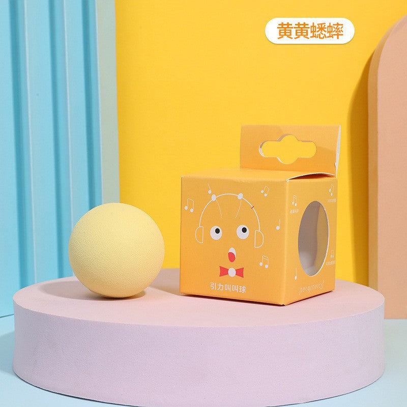 Cat Toy Interactive Smart Plush Electric Catnip Sounding Ball - Detail Angle 3 | Majestic Pet Kingdom