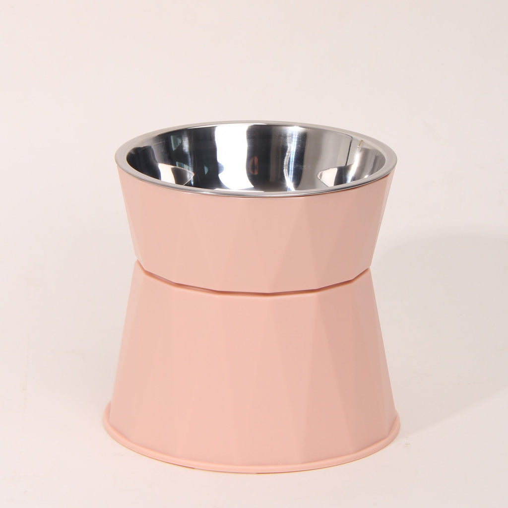 High Foot Neck Protection Pet Stainless Steel Bowl - Majestic Pet Kingdom