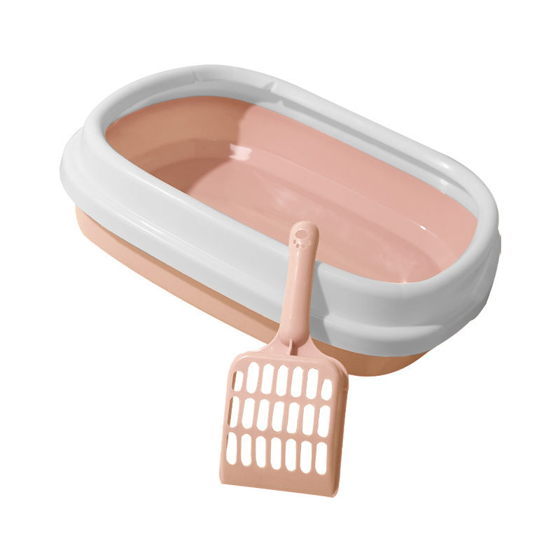 Cat Litter Box Pet Toilet Bedpan Trainer Tray Scoop