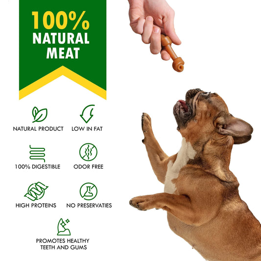 Dog Chews Peanut Butter Cranberry Rawhide-Free Chewing Bones