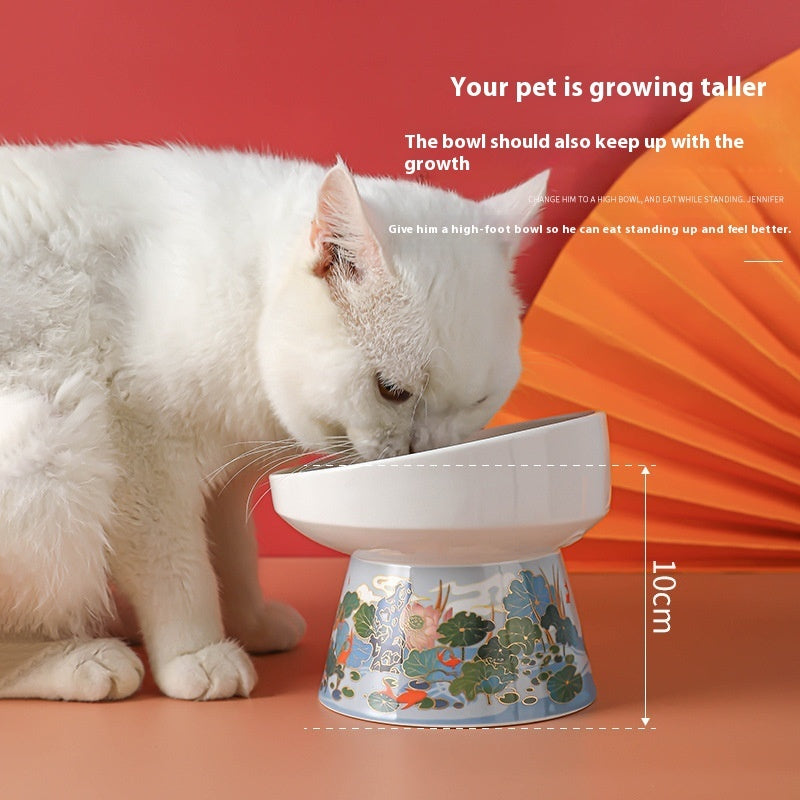 Cat Bowl Pet Ceramic High Leg - Majestic Pet Kingdom