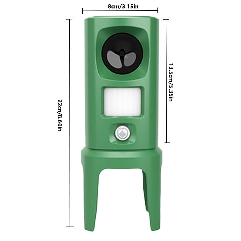 Solar mouse repeller, outdoor multi-floor cat repeller, LED explosion ultrasonic dog repeller - Majestic Pet Kingdom