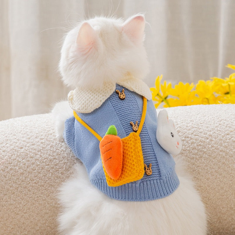 New Cute Cat Clothes Hair proof Autumn Puppet Kitten