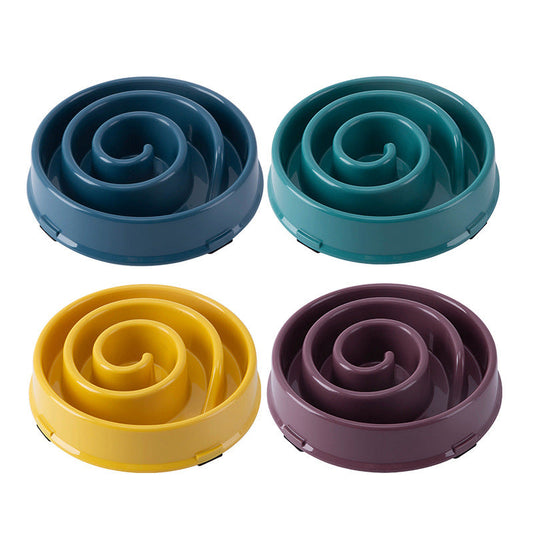Slow Feeding Bowl for Dogs and Cats Anti-Slip and Anti-Choking Pet Feeder Pet Supplies - Main Feature View | Majestic Pet Kingdom