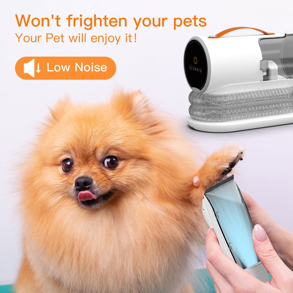 Pet Grooming Kit: Electric Deshedder & Hair Cleaner