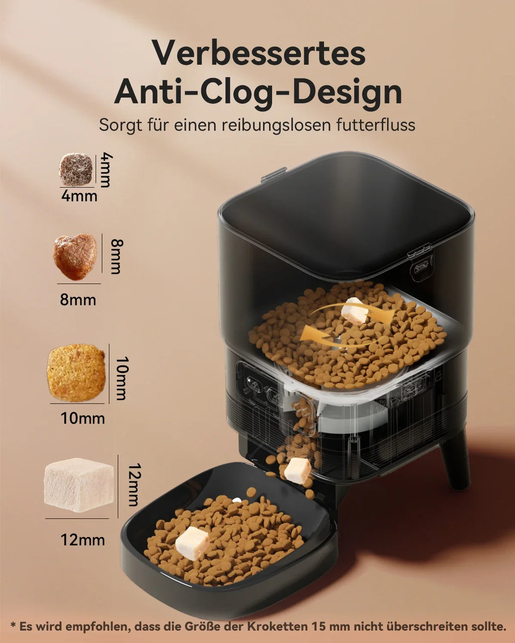 Automatic Cat Feeder Smart Pet Feeder Dog Slow Food Machine With Timed Quantitative APETDOLA FDG30 Automatic Cat Food Dispenser - Majestic Pet Kingdom