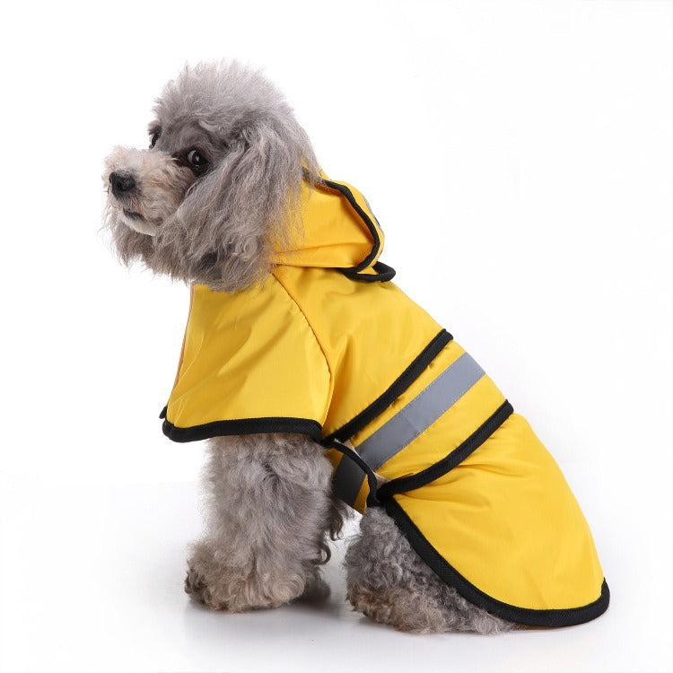 Reflective Dog Raincoat: Four-Seasons Waterproof Jacket