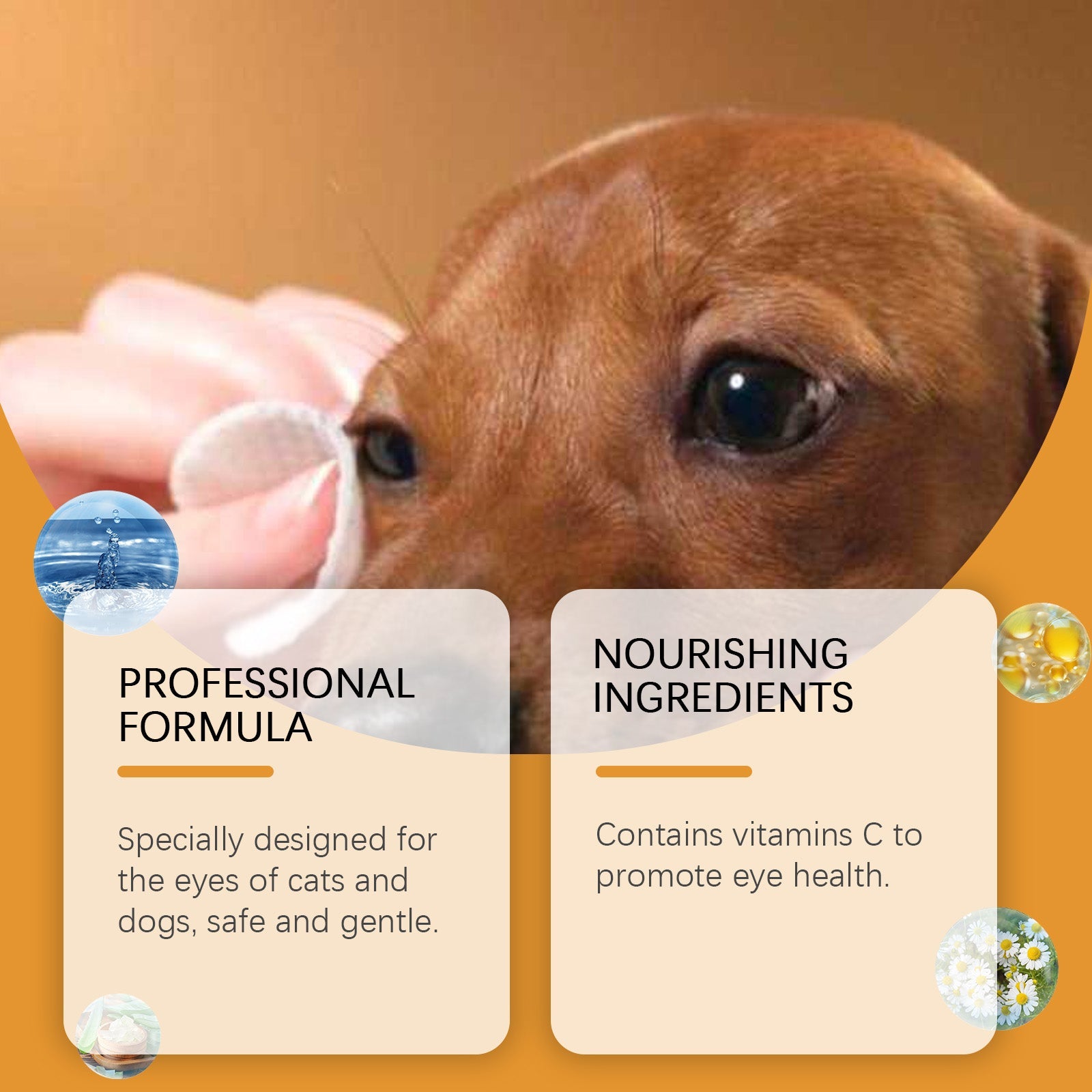 Pet Eye Cleaning Wipes: Tear Stain Remover for Dogs & Cats