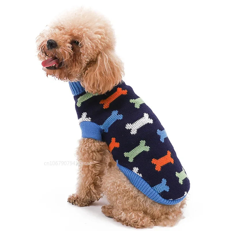 Knitted Dog Sweater: Warm Winter Fleece Pet Apparel - Majestic Pet Kingdom