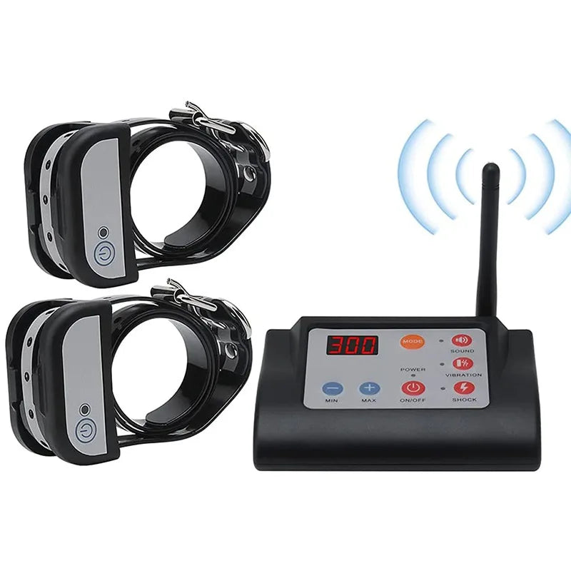 Dog Fence System 2 in 1 Wireless Remote Training Collar Kit