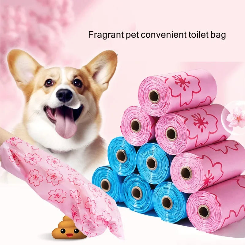 Biodegradable Dog Poop Bags: Printed Pet Waste Refills