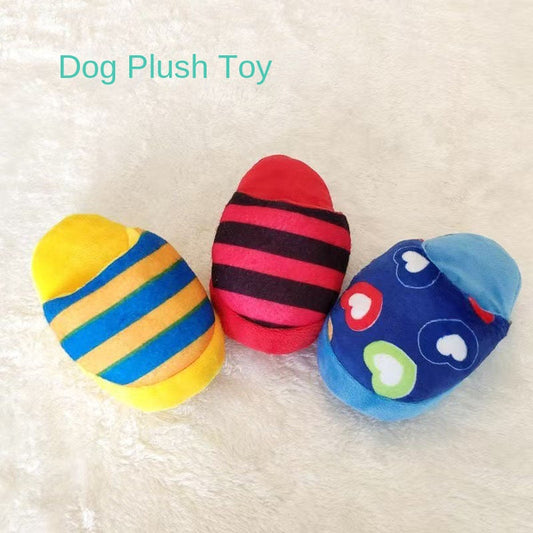 Plush Toy Pet Cat Dog Simulation Sound Comfort Anti-Depression Exercise Intellectual Vent Interactive Training Slipper | Purrfect Pet Kingdom