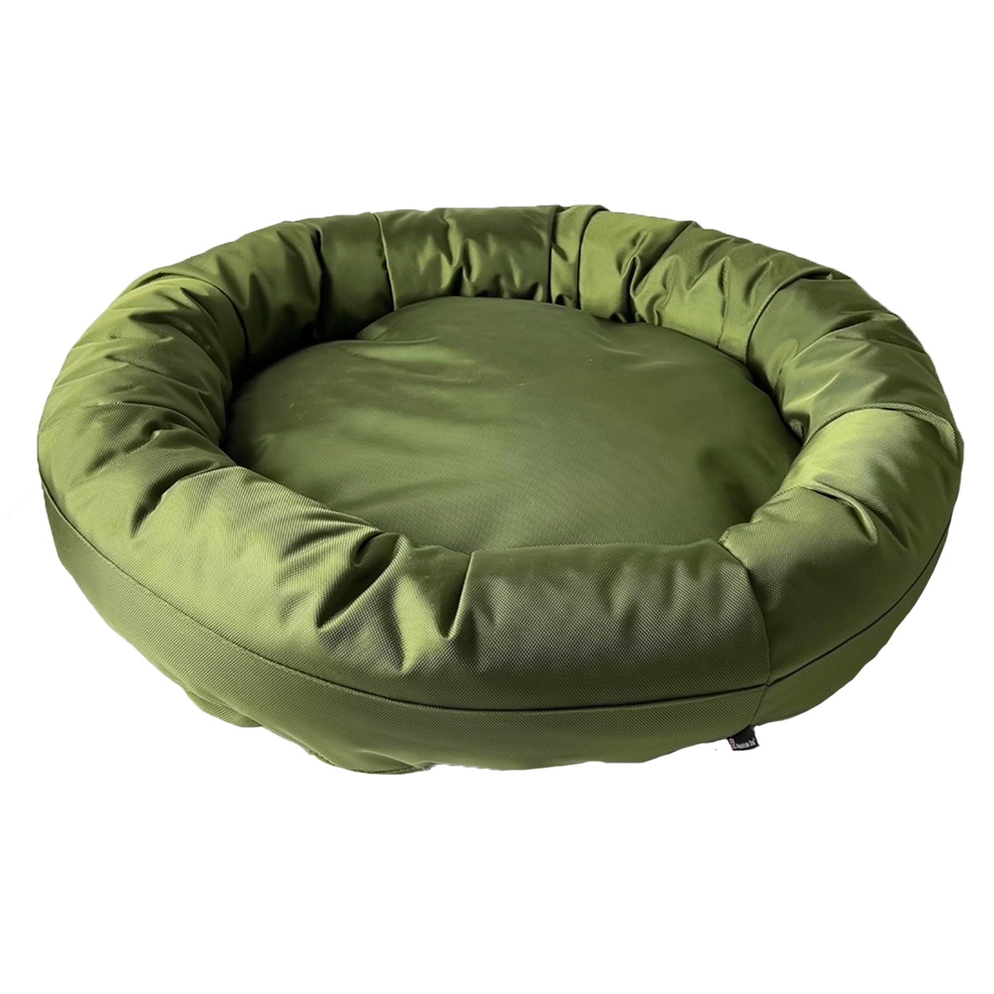 Dog Bed Round Bolstered Heavy Duty Chew Resistant Cushion