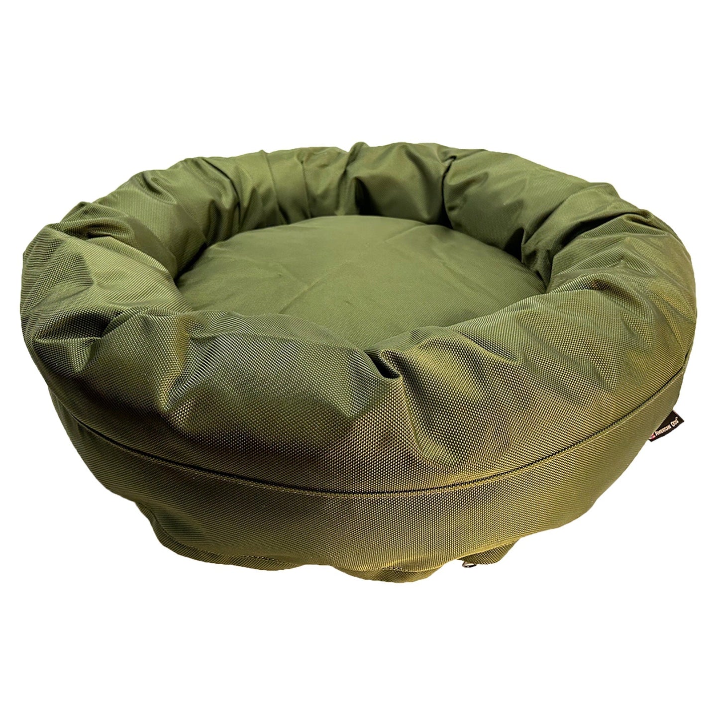Dog Bed Round Bolstered Heavy Duty Chew Resistant Cushion
