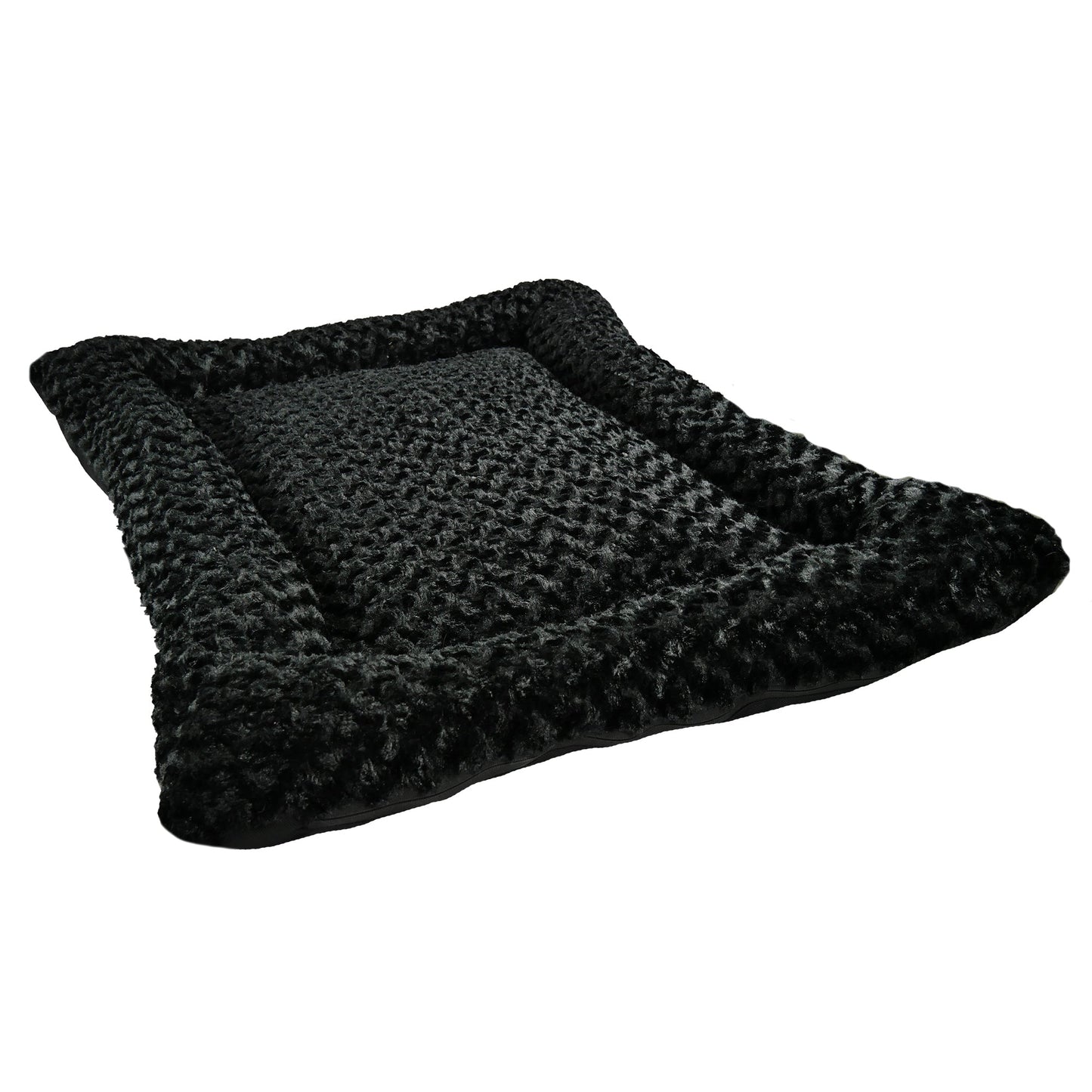 Dog Bed Rectangle Bolstered Furvana Cloud Plush Sleeping Mat