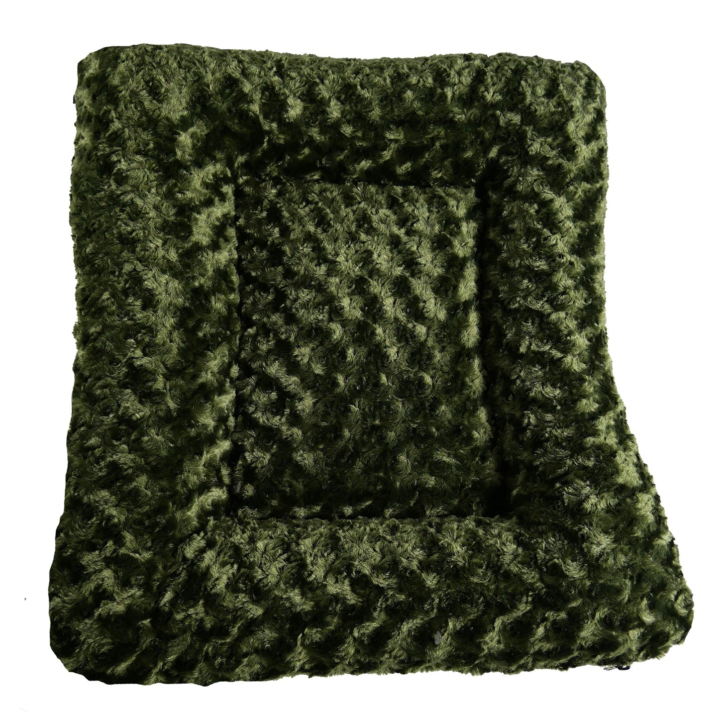 Dog Bed Rectangle Bolstered Furvana Cloud Plush Sleeping Mat - Detail Angle 6 | Majestic Pet Kingdom