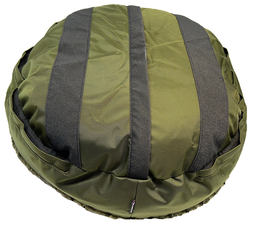 Dog Bed Round Bolstered Furvana Ultra Soft Plush Pet Pillow