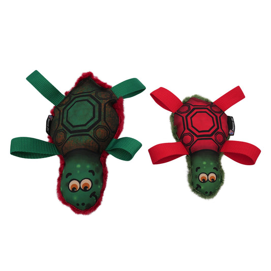 Tommy Turtle Squeaky Fetch Dog Toy – Floats & Crinkles