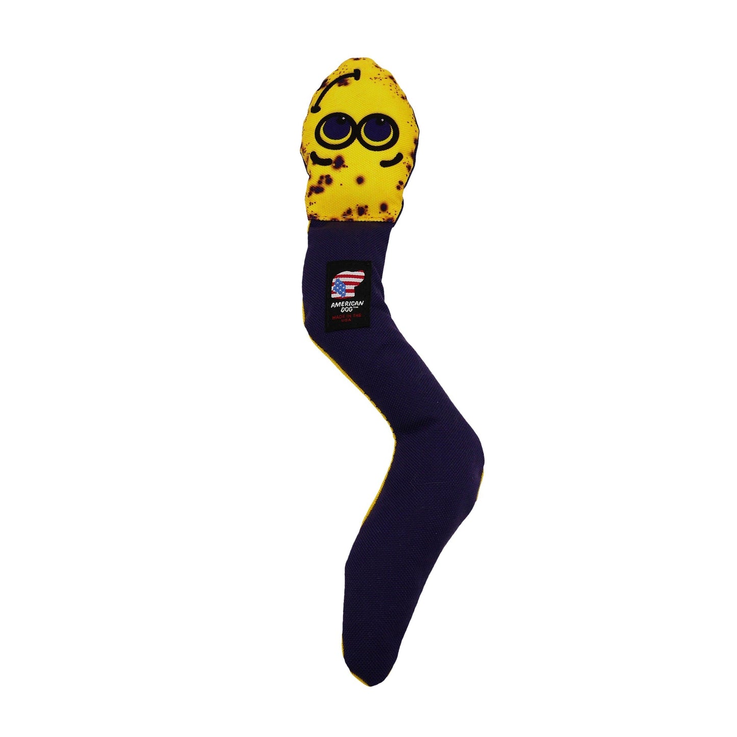 Dog Toy Wiggle Worm Squeaky Stretchy Interactive Fetch Chew