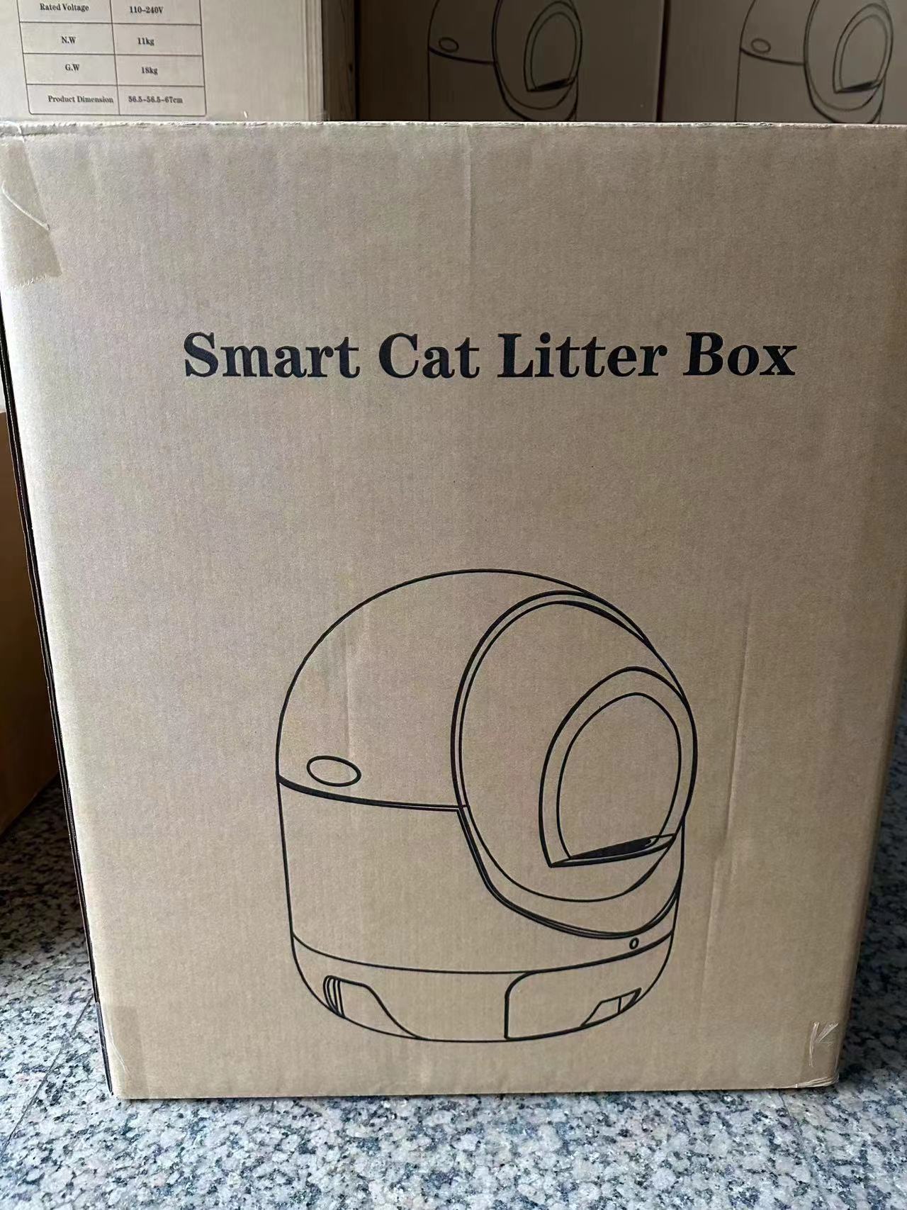 Smart Automatic Cat Litter Box - 5G WiFi & Multi-Cat