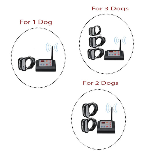 Dog Fence System 2 in 1 Wireless Remote Training Collar Kit | Purrfect Pet Kingdom