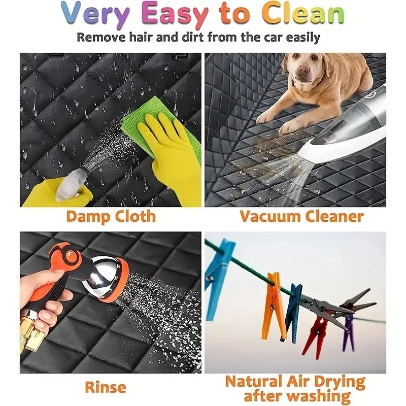 Dog Car Seat Cover Waterproof Mesh Window Side Flap Hammock Mat - Detail Angle 3 | Majestic Pet Kingdom