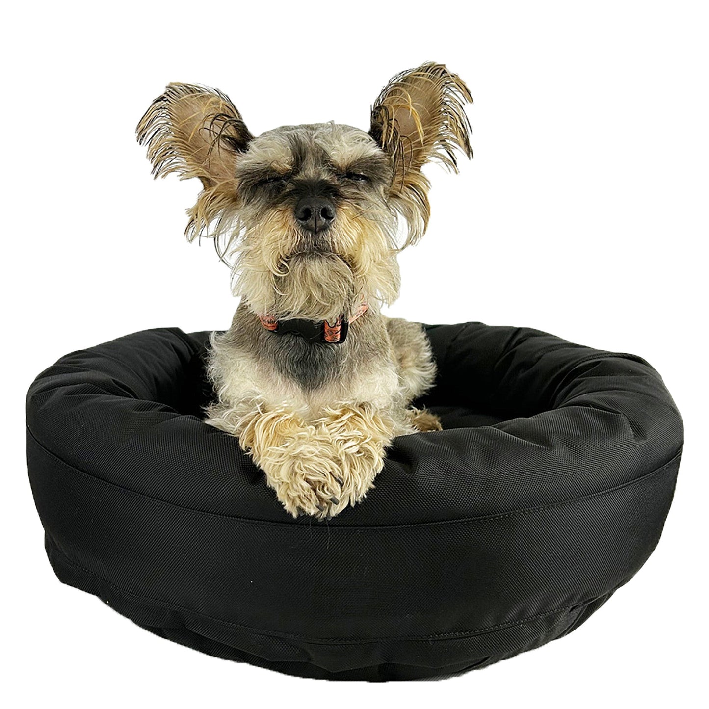 Dog Bed Round Bolstered Heavy Duty Chew Resistant Cushion