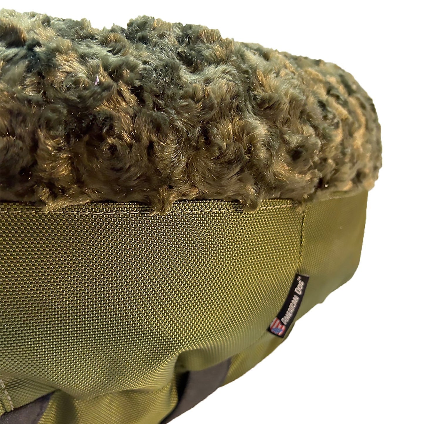 Dog Bed Round Bolstered Furvana Ultra Soft Plush Pet Pillow