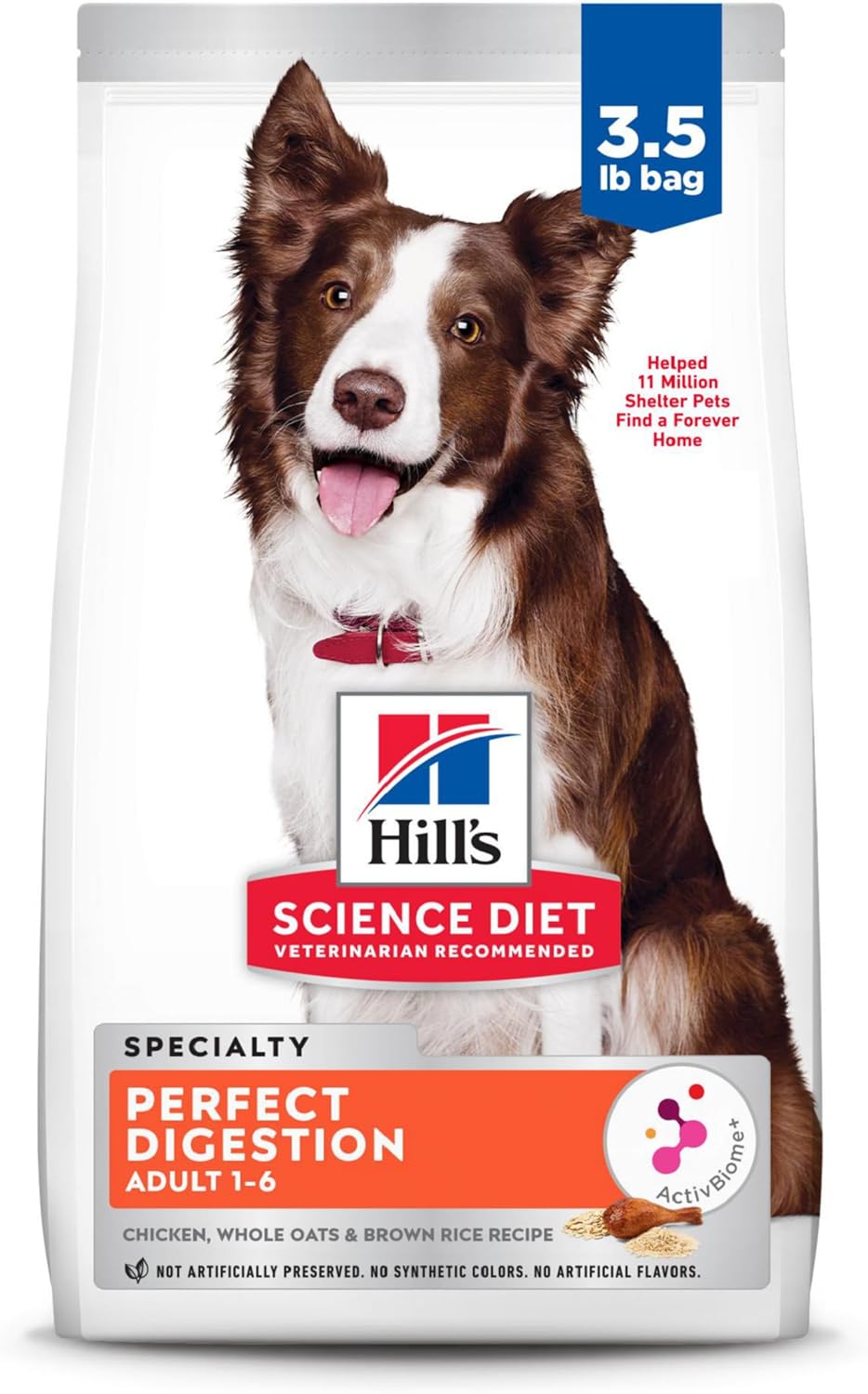 Dog Food Hills Science Diet Perfect Digestion Chicken Oats B