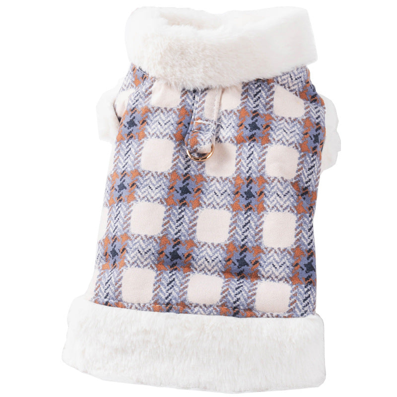 Dog Plush Vest: Warm Fleece Harness Sweater for Small Dogs - Majestic Pet Kingdom