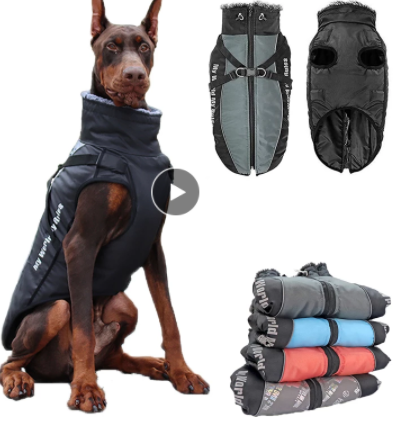 Warm Reflective Thickened Dog Coat Vest Jacket Apparel
