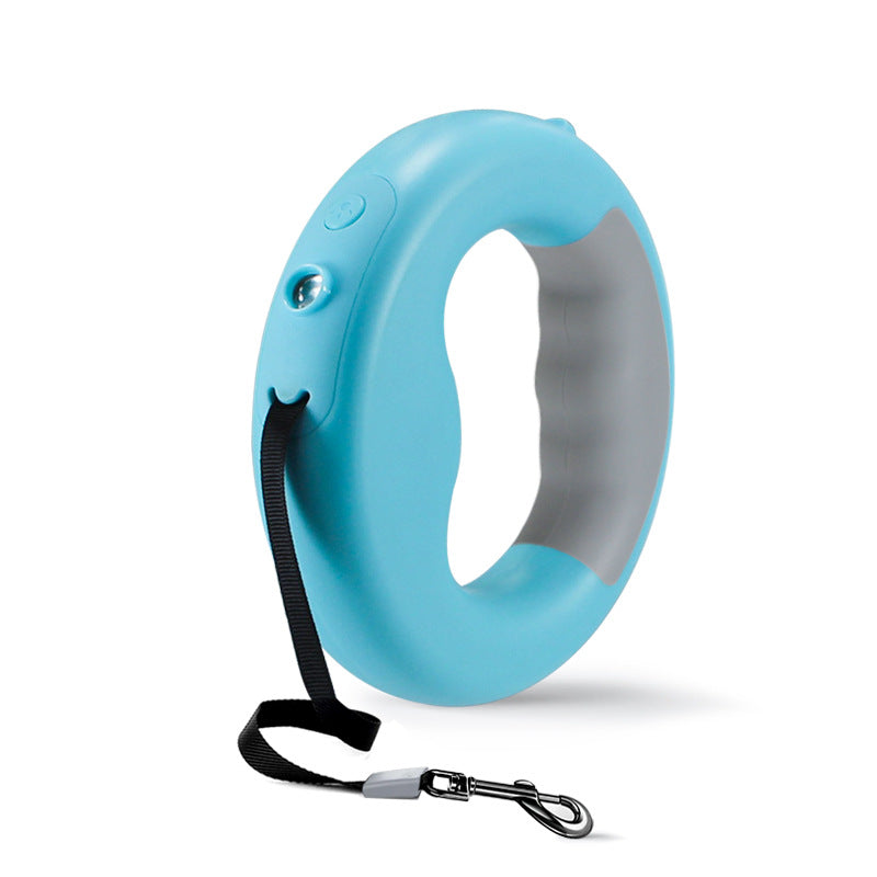 Dog Leash Retractable LED Luminous Night Safety Walking Lead - Detail Angle 5 | Majestic Pet Kingdom