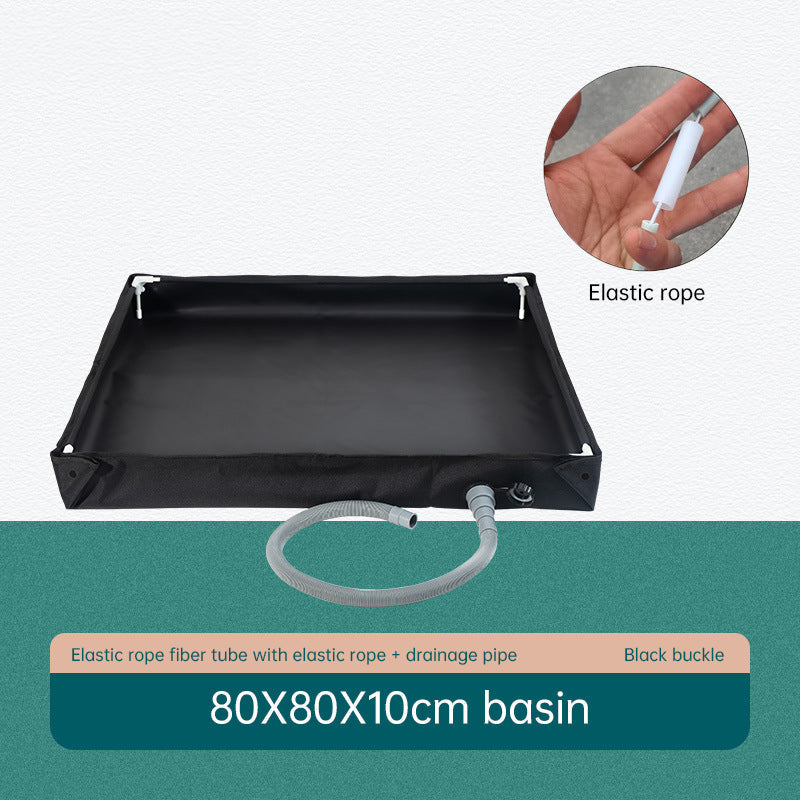 Folding Outdoor Camping Shower Tray Base - for Pets & Travel
