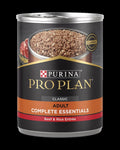 Pro Plan Complete Essentials Adult Beef & Rice Entrée Classic Wet Dog Food (13oz) - Majestic Pet Kingdom