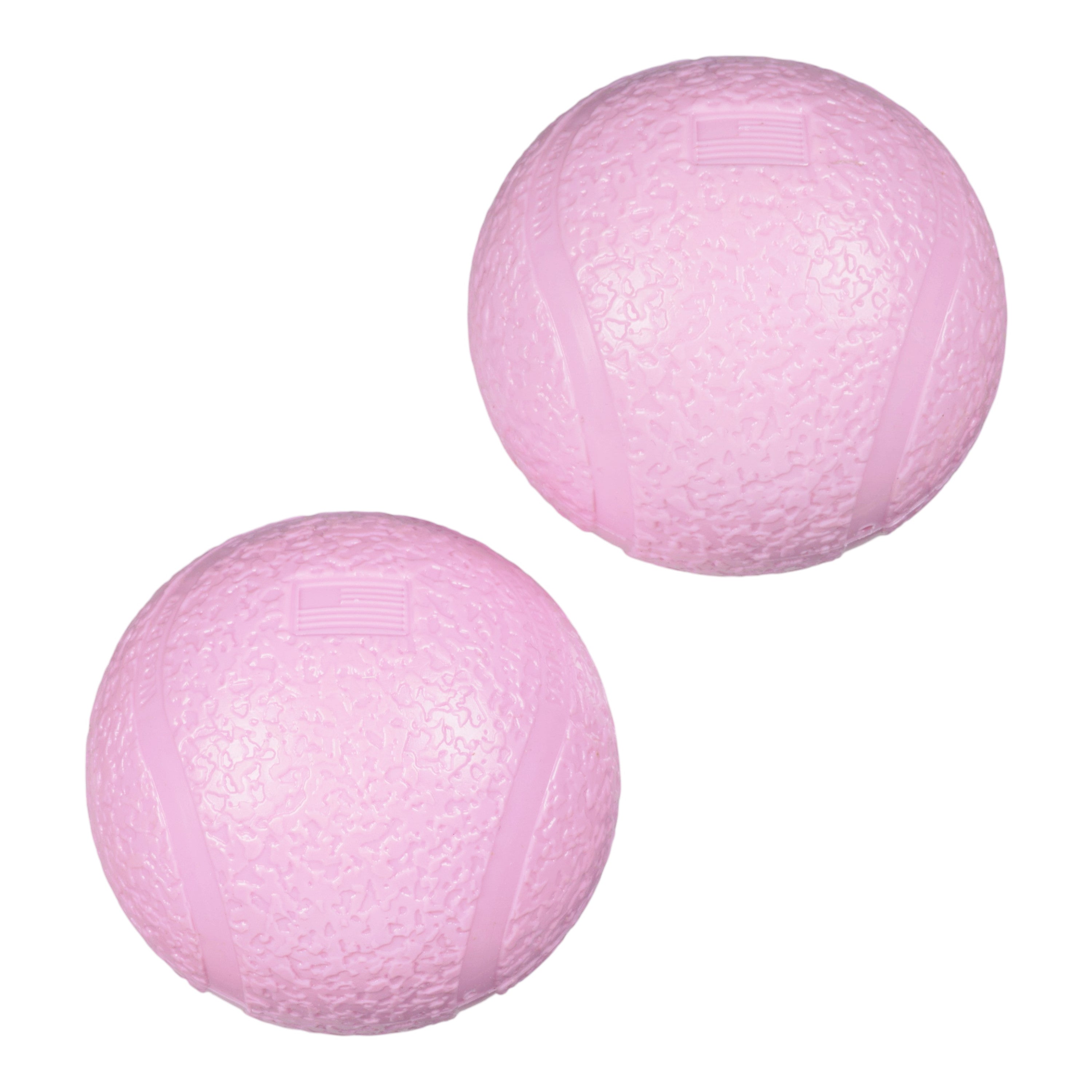 Boundr Small Dog Ball 2-Pack Bubblegum | Tough Chewers