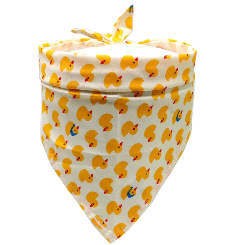 Pet Accessories Summer Pet Drool Towel Fruit Style Pet Scarf Pure Cotton Dog Triangle Scarf | Purrfect Pet Kingdom