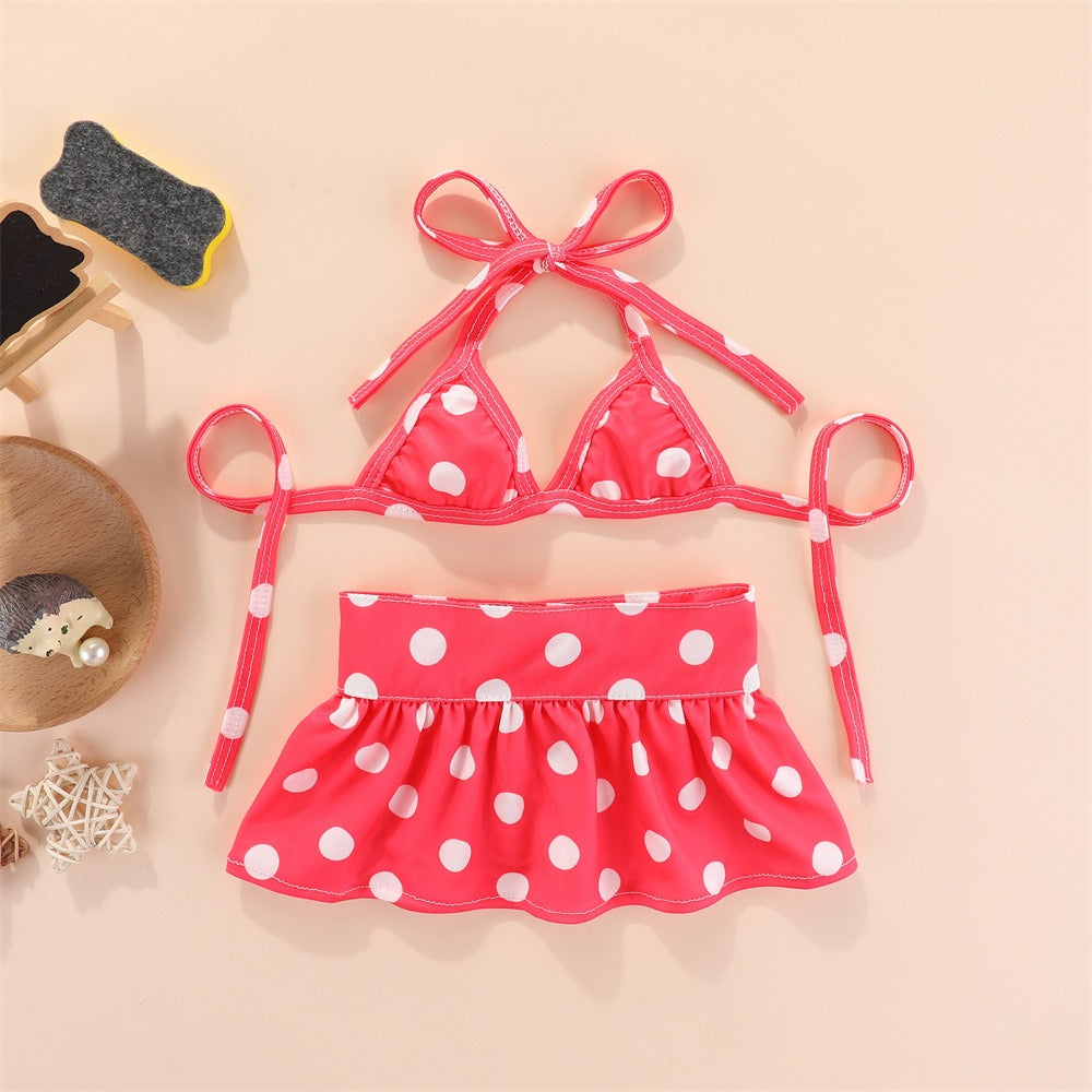 Dog Swimsuit Summer Beach Floral Bikini Set Puppy Apparel Clothes - Detail Angle 2 | Majestic Pet Kingdom