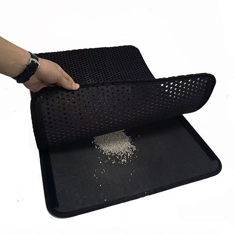 Cat Litter Mat Double-Layer EVA Waterproof Trapper Pad Rug