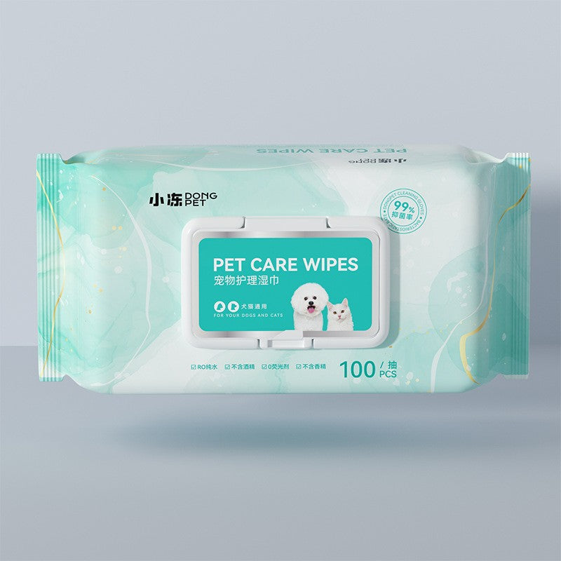 Pet Eye Wipes Extra Thick Tear Stain Cleansing Cloths 100-Count - Detail Angle 3 | Majestic Pet Kingdom