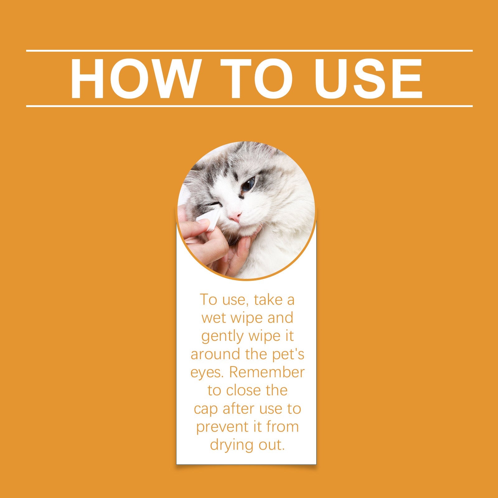 Pet Eye Cleaning Wipes: Tear Stain Remover for Dogs & Cats