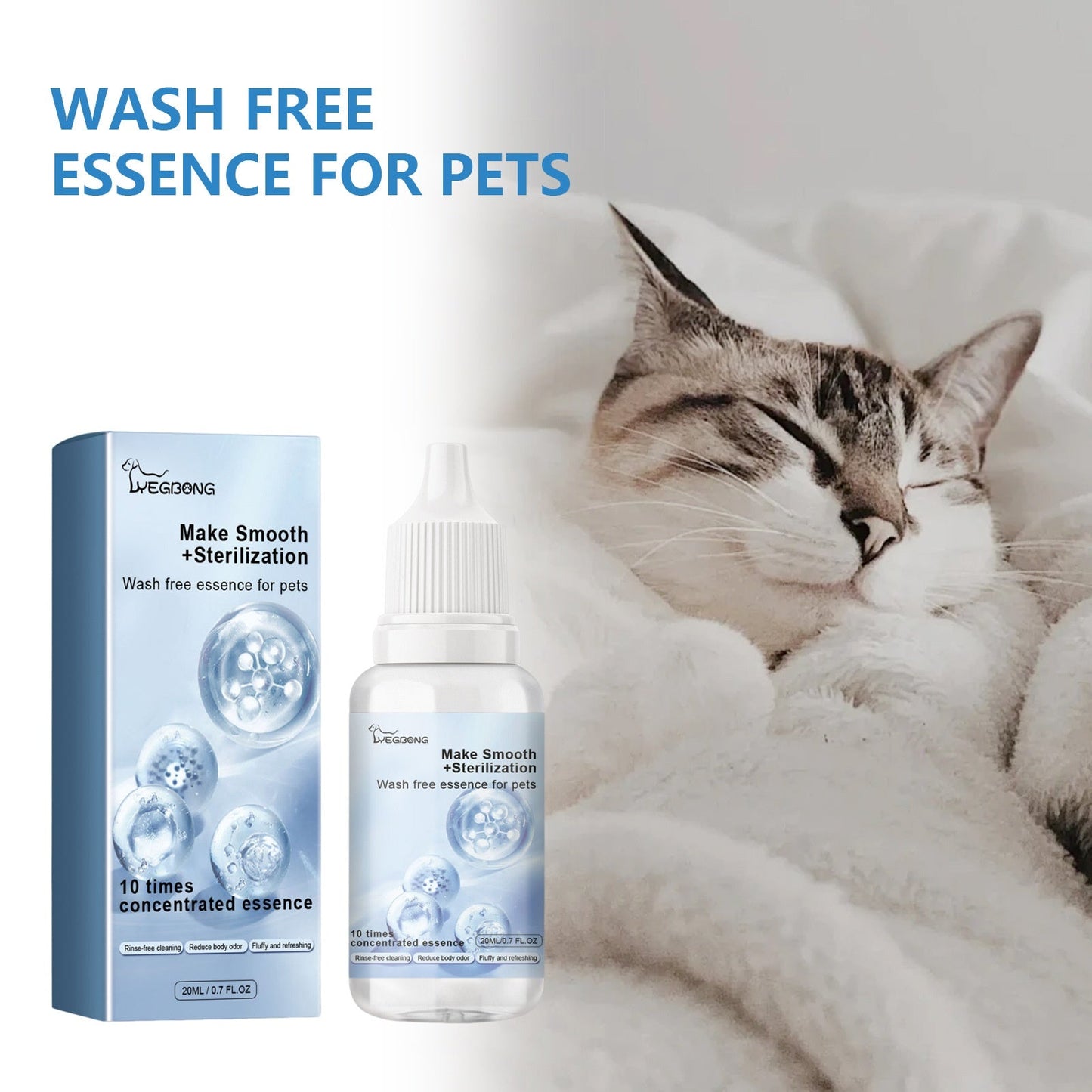 Pet Leave-In Conditioner Scented No-Rinse Coat Care Serum 8oz - Main Feature View | Majestic Pet Kingdom