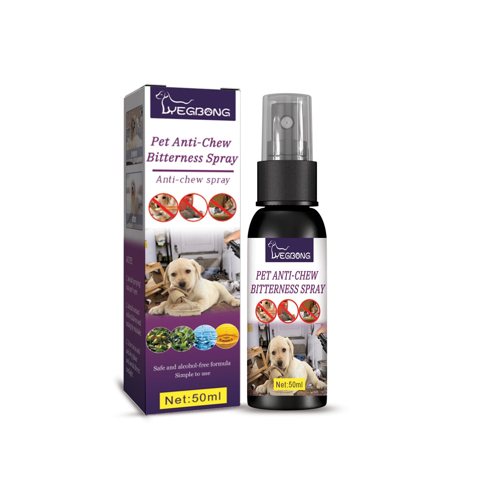 Bitter Anti-Chewing Spray for Dogs & Cats: Furniture Guard - Majestic Pet Kingdom